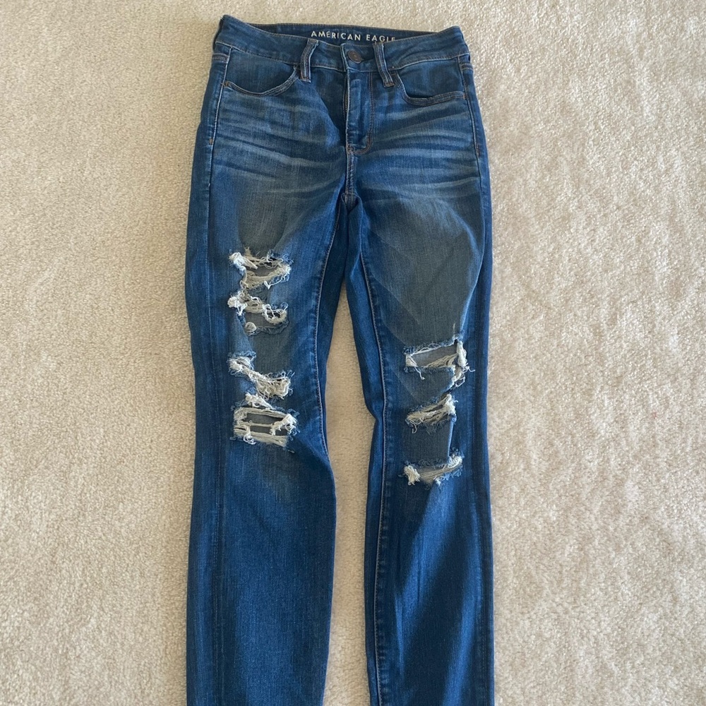 ae jeans ripped